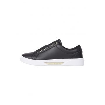 Pantofi sport de piele cu logo