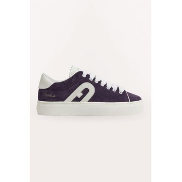 Pantofi sport de piele intoarsa cu insertii de piele Joy