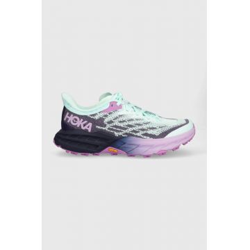 Hoka One One pantofi de alergat SPEEDGOAT 5 culoarea turcoaz, 1123158 1123158-BGEPM