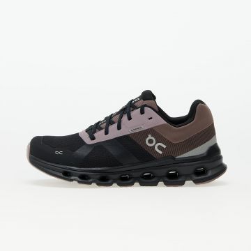 On W Cloudrunner Waterproof Black/ Grape