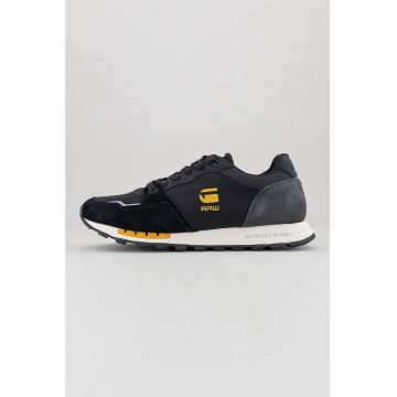 Pantofi sport de piele intoarsa cu garnituri de piele ecologica