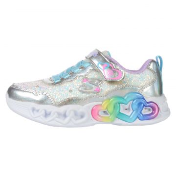 Pantofi sport SKECHERS pentru copii INFINITE HEART LIGHT - 303752LSLLV