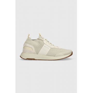 BOSS sneakers Titanium culoarea gri, 50498245