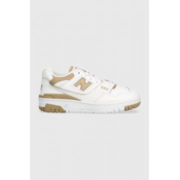 New Balance sneakers BBW550BT culoarea alb