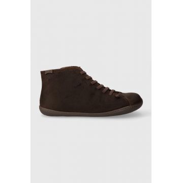 Camper sneakers din piele intoarsă Peu Cami culoarea maro, 36411.111