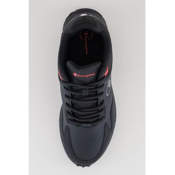 Pantofi sport de piele ecologica si material textil