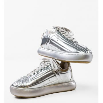 Sneakers dama Golgar Argintii