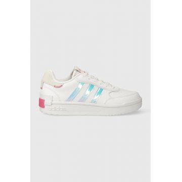 adidas sneakers din piele POSTMOVE culoarea alb