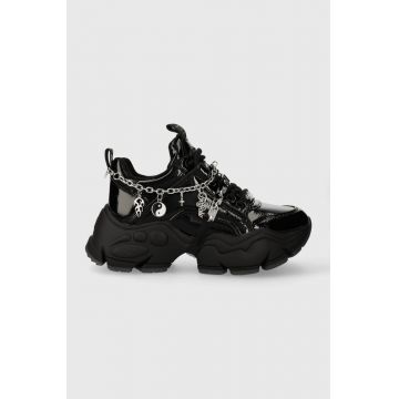 Buffalo sneakers Binary Charm culoarea negru, 1636006