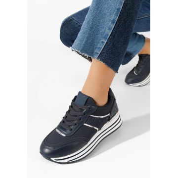 Sneakers cu platformă Marlia navy