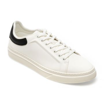 Pantofi ALDO albi, STEPSPEC100, din piele ecologica