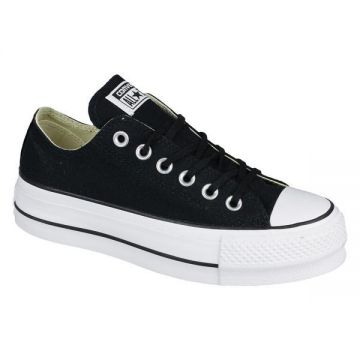 Platforma femei Converse Chuck Taylor All Star Lift Ox 560250C, 37, Negru