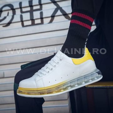 Adidasi barbati casual albi ZR A9698 A8-A9-A10-4