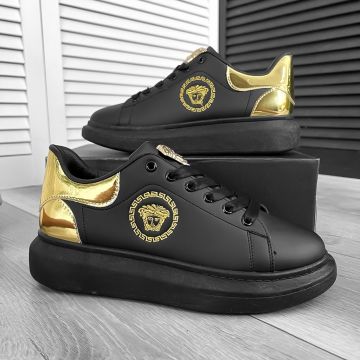 Adidasi barbati casual negri FCL8013 T53-4