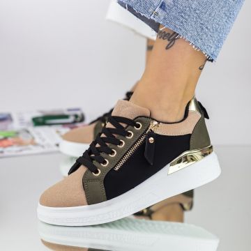 Pantofi Sport Dama C2041 Negru | Fashion