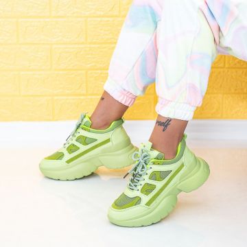 Pantofi Sport Dama LGYED9 Verde | Mei