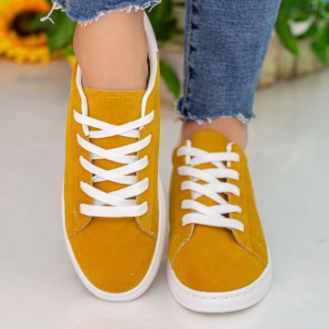 Pantofi Sport Dama WS172 Yellow-White | Mei