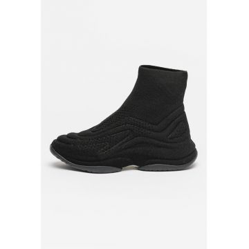 Pantofi sport slip-on cu model soseta Onyx