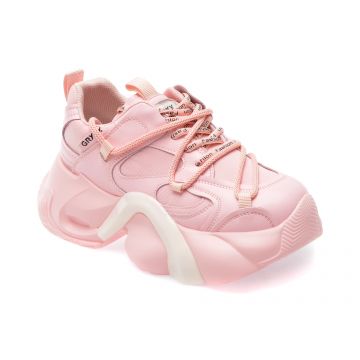 Pantofi GRYXX roz, 1922, din piele naturala