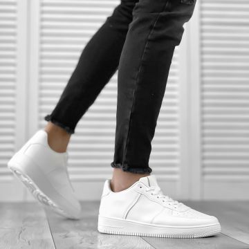 Adidasi barbati casual albi 103991 A28-2 Adidasi barbati casual albi 103991 A28-2