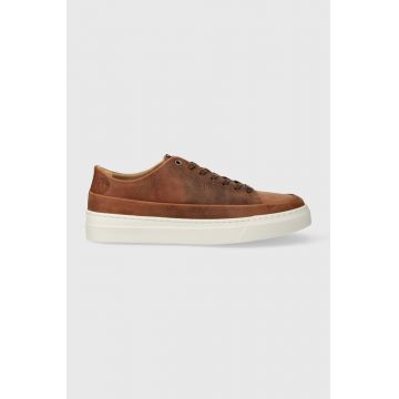 Barbour sneakers din piele Lago culoarea maro, MFO0698TA52 Barbour sneakers din piele Lago culoarea maro, MFO0698TA52