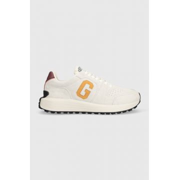 Gant sneakers din piele intoarsă Ronder culoarea bej, 27633227.G277