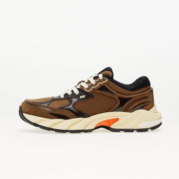 HERON PRESTON Block Stepper Suede Brown Brown