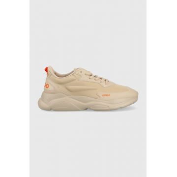 HUGO sneakers Leon culoarea bej, 50492874