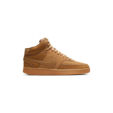 Pantofi sport mid-high cu insertii de piele Court Vision