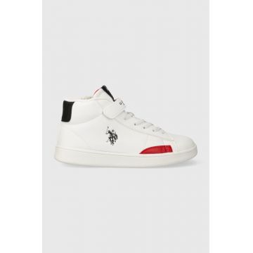 U.S. Polo Assn. sneakers pentru copii culoarea alb