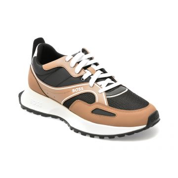 Pantofi BOSS bej, 3949, din piele ecologica