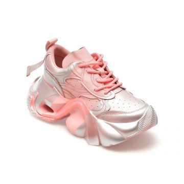 Pantofi EPICA roz, 631312, din piele naturala