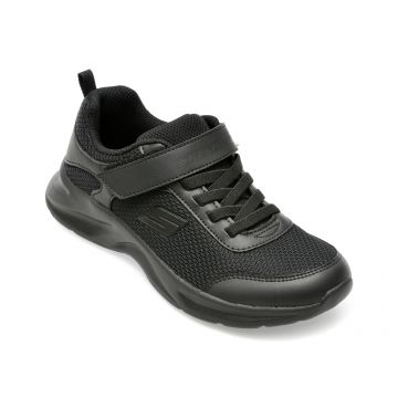 Pantofi SKECHERS negri, DYNAMATIC, din material textil