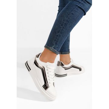 Sneakers dama Ateliana V5 albi