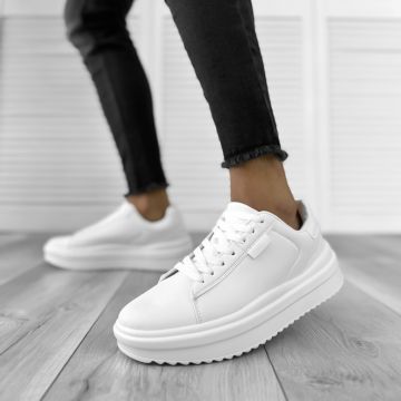 Adidasi barbati casual albi 069   N11-2