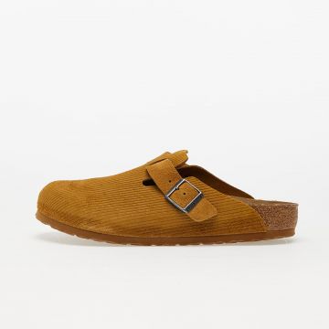 Birkenstock Boston Suede Embossed Corduroy Cork Brown