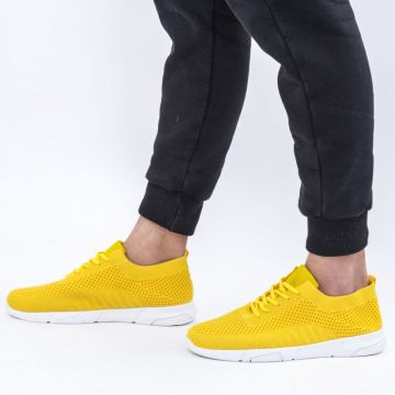 Pantofi Sport Barbati 0011 Yellow | DCF68