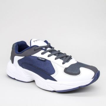 Pantofi Sport Barbati 076&C White-Navy | Panter