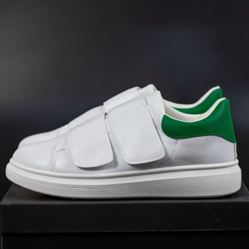 Pantofi Sport Barbati B83 White-Green | DCF68