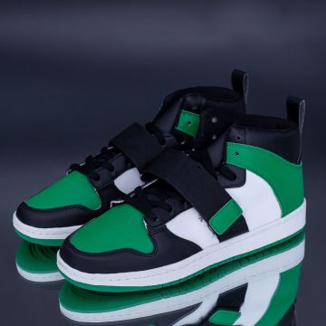 Pantofi Sport Barbati H54 Negru-Verde | Rxr