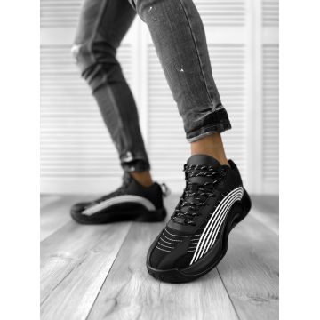 Adidasi barbati casual negri 12392
