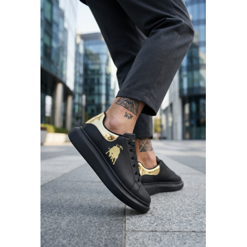 Adidasi barbati casual negri FCL805 T6-2