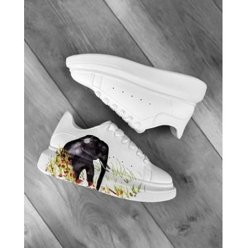 Adidasi dama casual albi FCL7035 T6-1