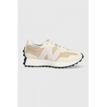 New Balance sneakers 327 culoarea bej WS327UM