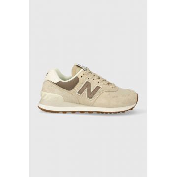 New Balance sneakers 574 culoarea bej WL574NS2