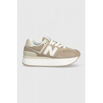 New Balance sneakers 574 culoarea bej WL574ZSM