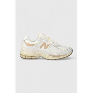 New Balance sneakers din piele 2002 culoarea alb