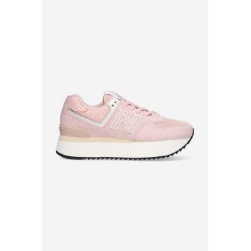 New Balance sneakers WL574ZAC culoarea roz WL574ZAC-ZAC