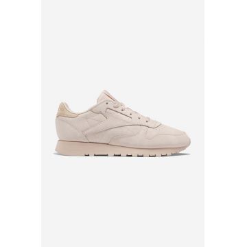 Reebok Classic sneakers din piele GY2446 culoarea bej GY2446-Soft.Ecru
