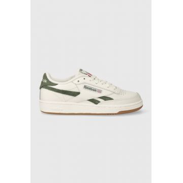 Reebok sneakers din piele Club C Revenge culoarea bej